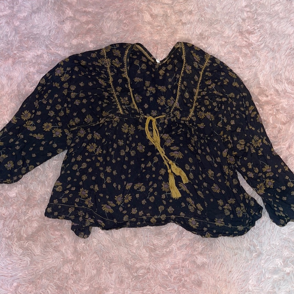 Floral Free People Top